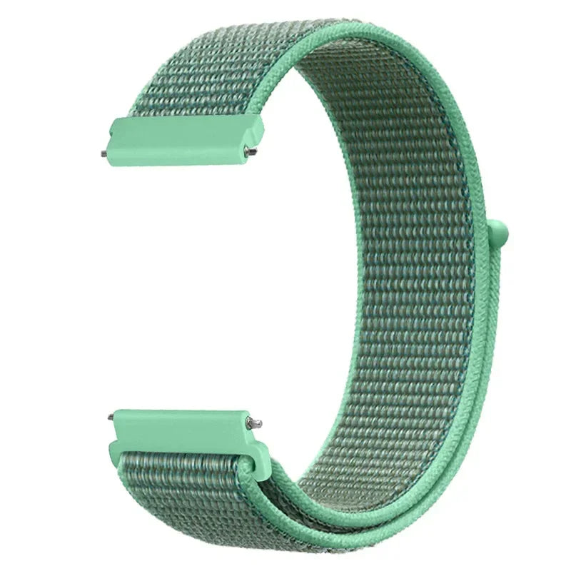 Verstellbares Nylon-Sportarmband für Smartwatches, 20 mm, 22 mm, atmungsaktives Armband, Sportuhr, leicht, Fitness | Sansoti