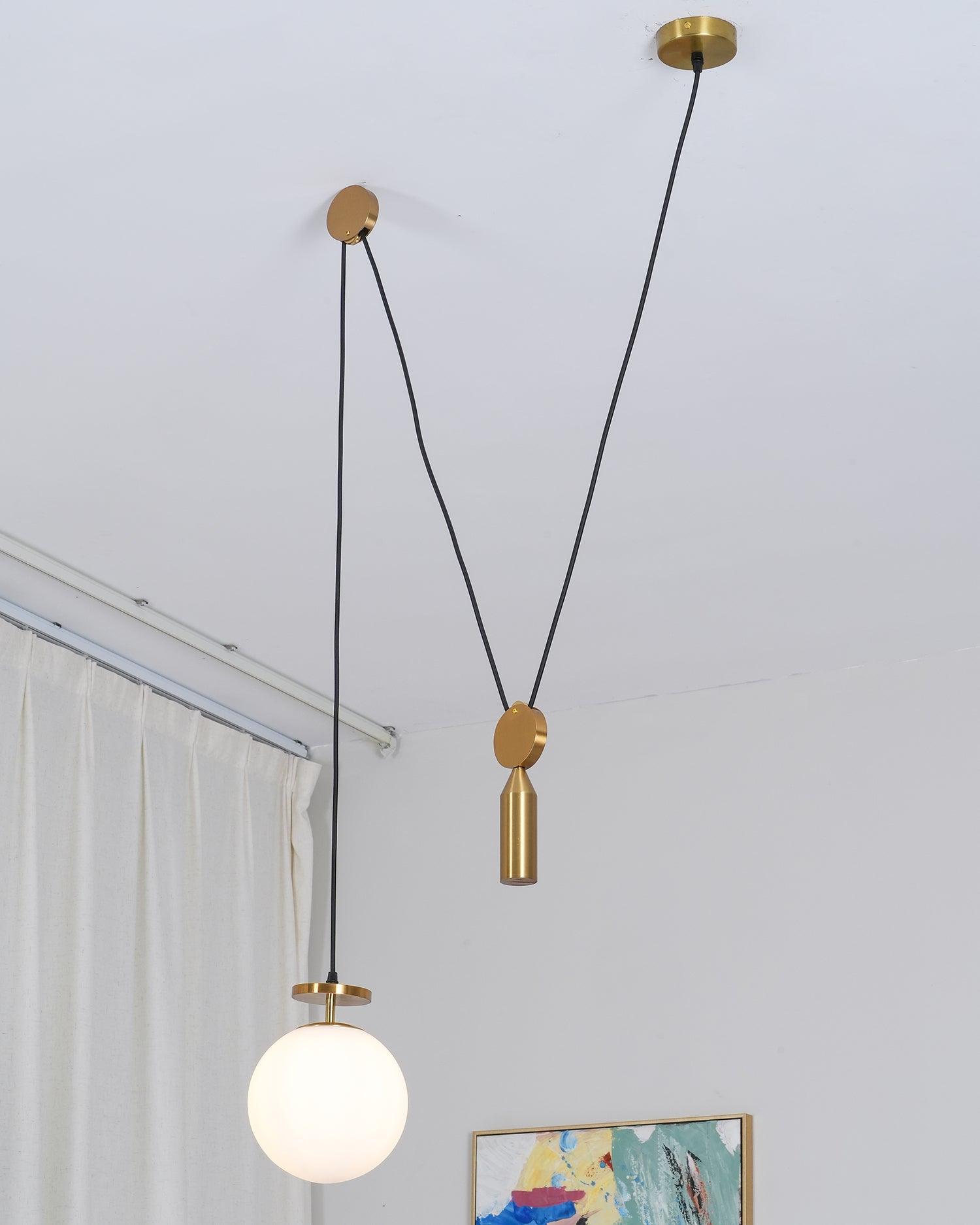 Geometrische Kroonluchter Modulair met Abstracte Vormen | Sansoti