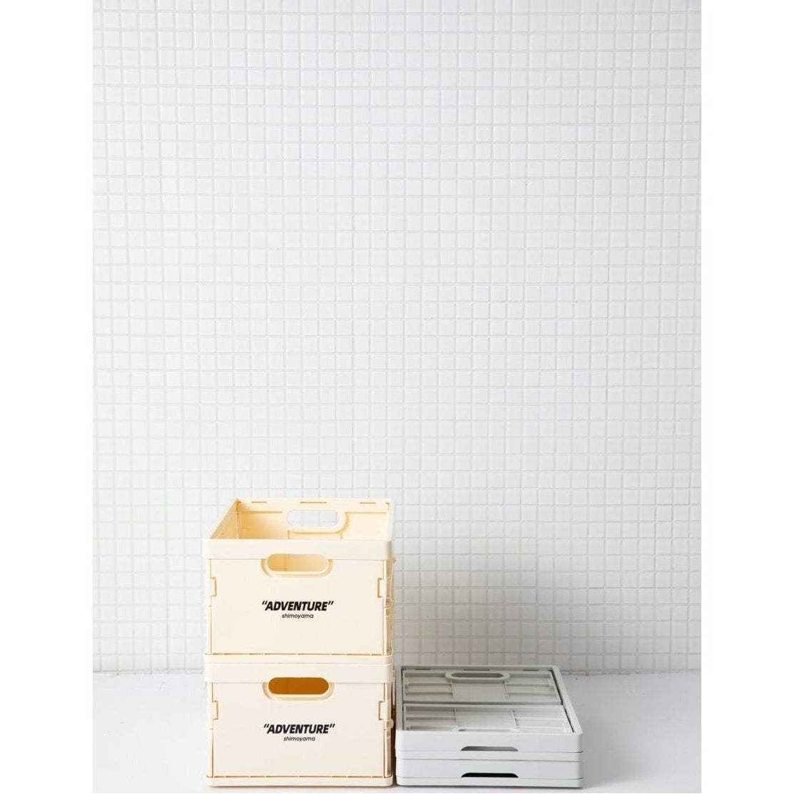 Faltbare Aufbewahrungsbox PP Stapelbar A4 34x24cm 8kg Büro Dokumente Bücher | Restfield