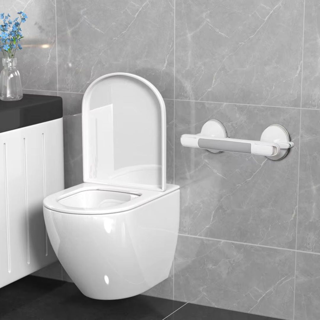 Veiligheidsbeugel voor Douche met Zuignappen – Anti-Slip Steunhandgreep Badkamer Haltergrip Senioren Veiligheid Montagevrij | Sansoti
