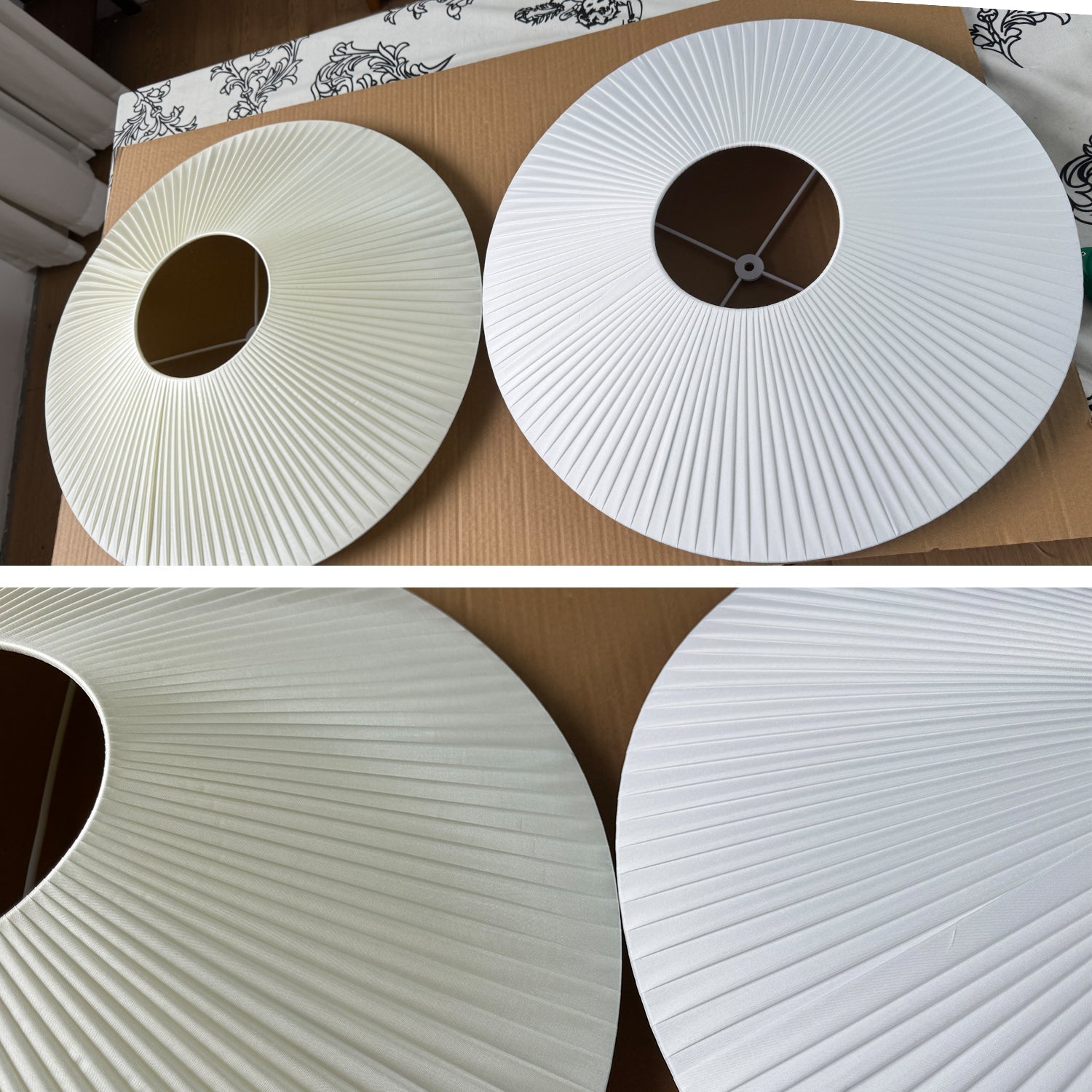 Plafondlamp Oosterse Stijl Stoffen Kap Zachte Verlichting voor Eetkamer Woonkamer Dimbaar 3 Maten | Sansoti