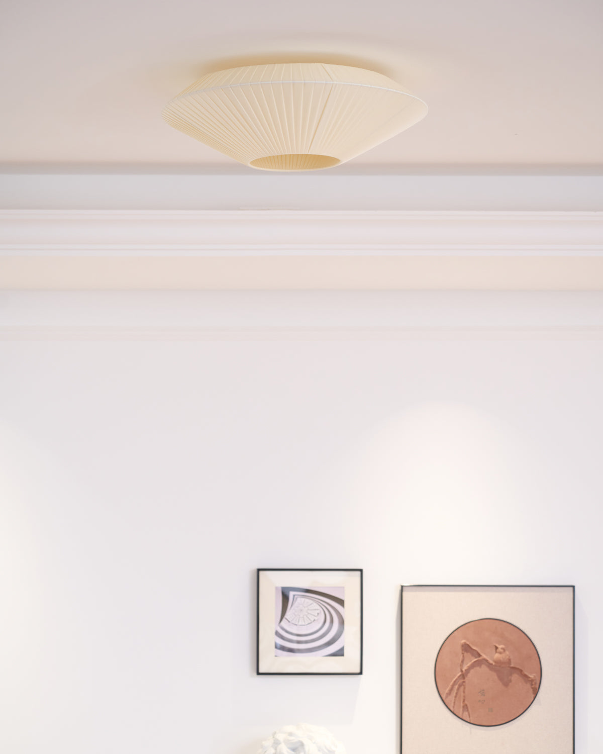 Plafondlamp Oosterse Stijl Stoffen Kap Zachte Verlichting voor Eetkamer Woonkamer Dimbaar 3 Maten | Sansoti