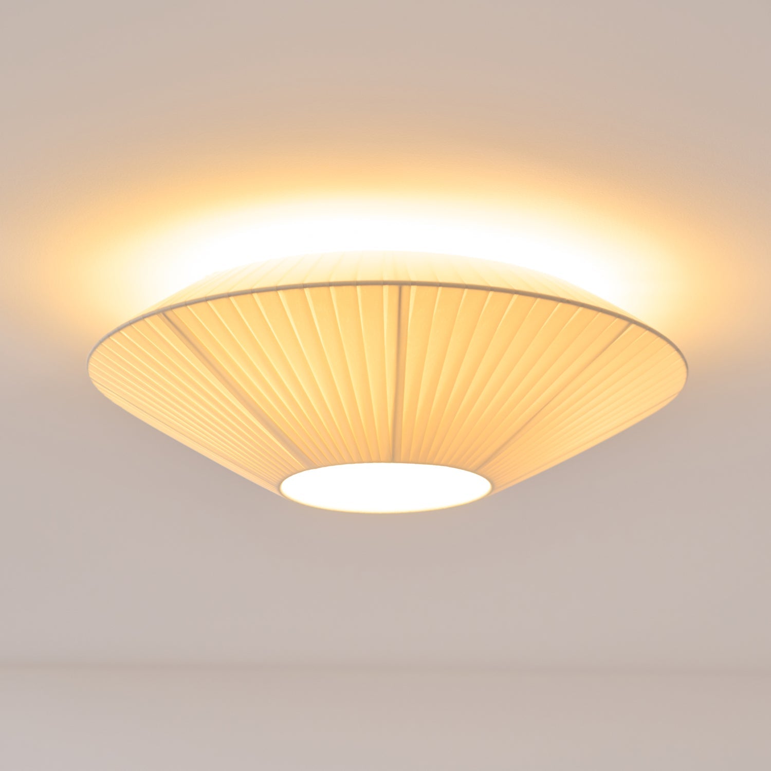 Plafondlamp Oosterse Stijl Stoffen Kap Zachte Verlichting voor Eetkamer Woonkamer Dimbaar 3 Maten | Sansoti