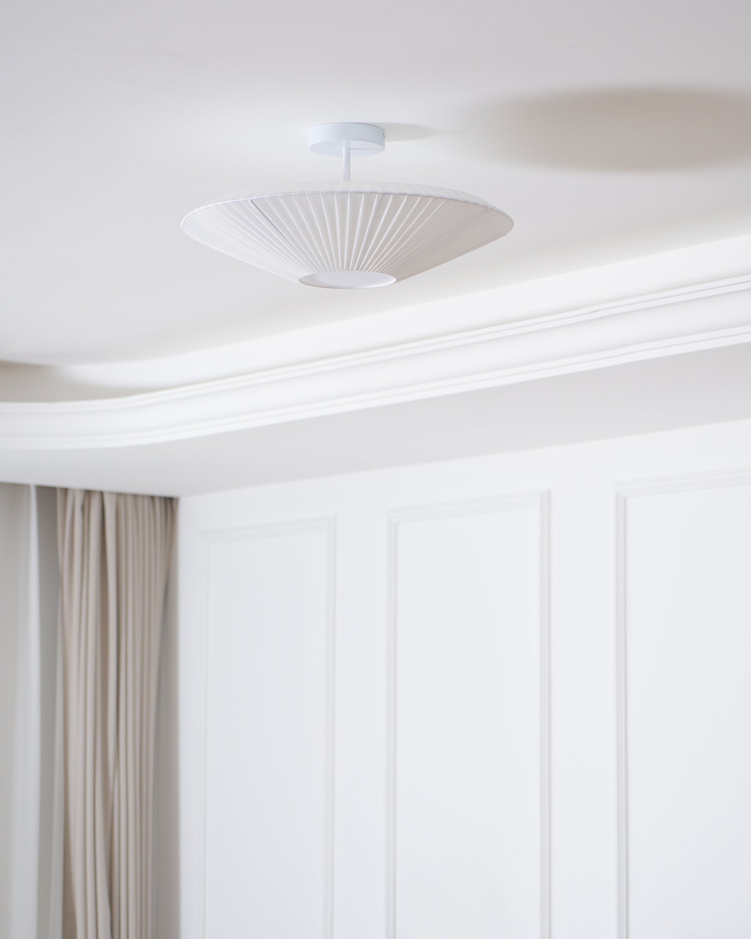 Plafondlamp Oosterse Stijl Stoffen Kap Zachte Verlichting voor Eetkamer Woonkamer Dimbaar 3 Maten | Sansoti