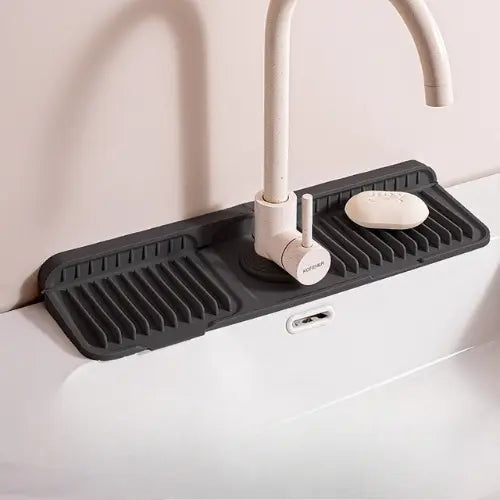 Flexibele Siliconen Lekmat voor Kraan – Voorkomt Waterplassen en Beschermt je Werkblad | Sansoti