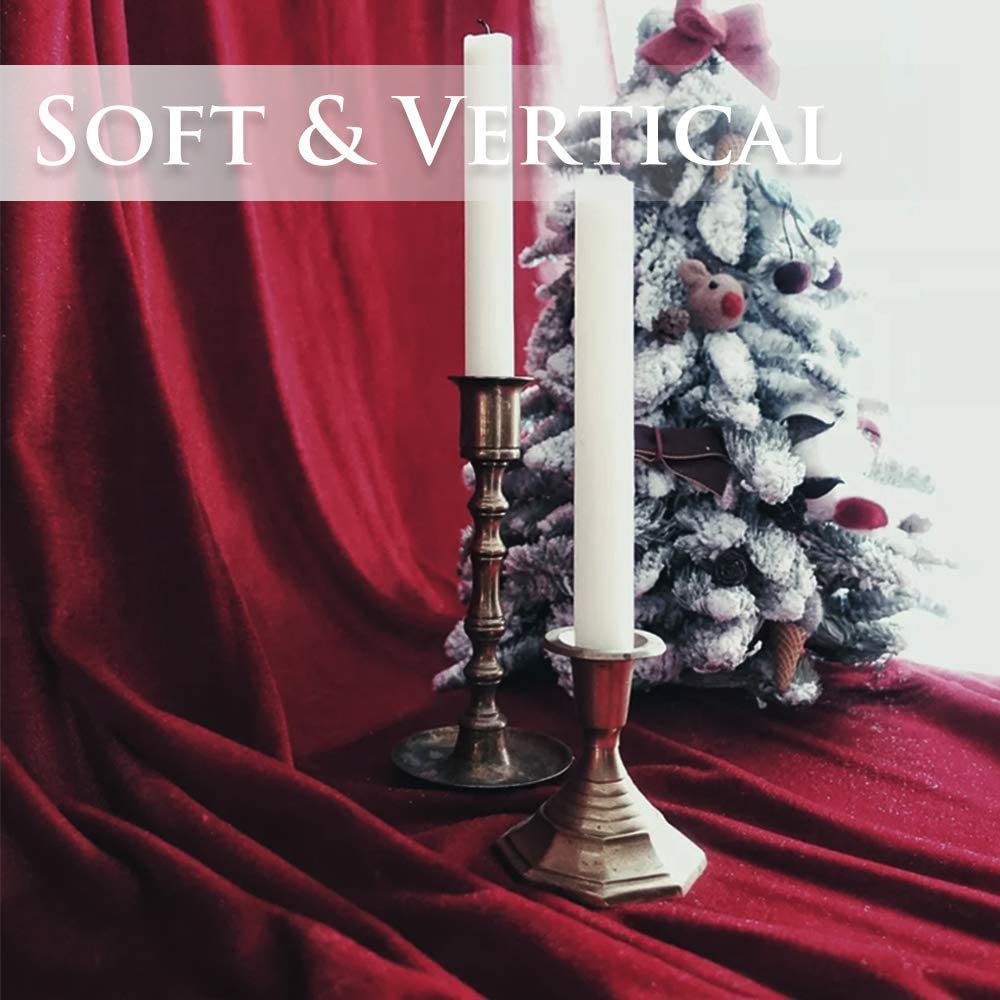 Velvet Blackout Curtains with Silver Rings 2 Panels | Sansoti