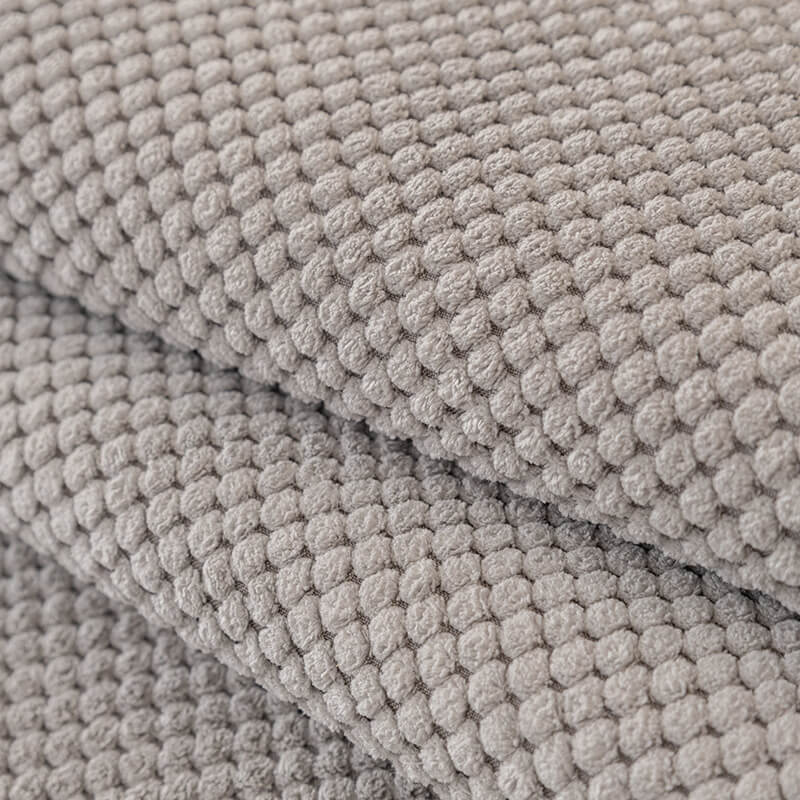 Sofabezug Plüsch-Sitzmöbelschutz Anti-Rutsch-Möbelschutz für Sofa Sessel Wohnzimmer Grau Beige | Sansoti
