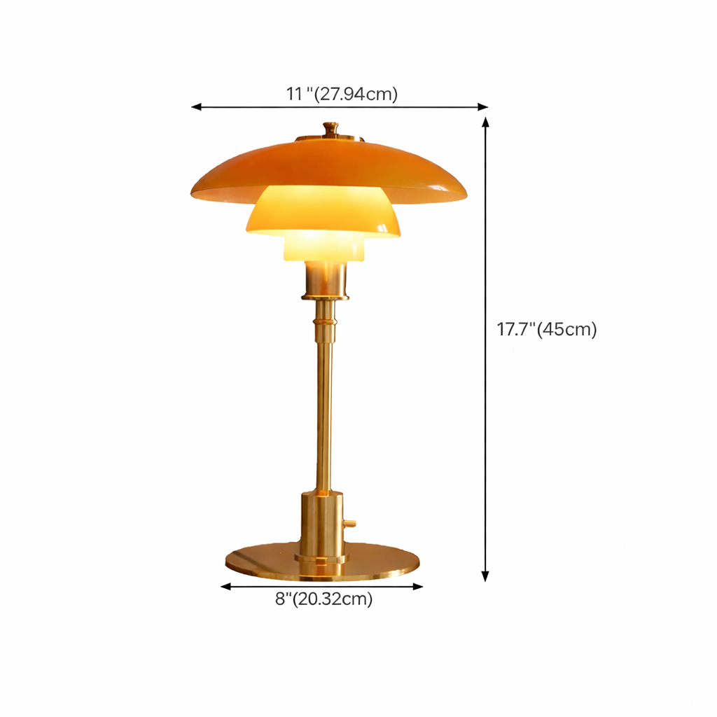 Skandinavische Glas-Tischleuchte mit warmem Licht und minimalistischem Design | Restfield
