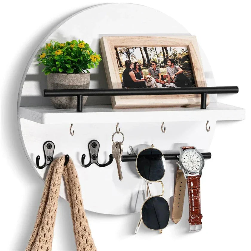 Porte-clés mural en bois – Organisation élégante et pratique des clés | Restfield
