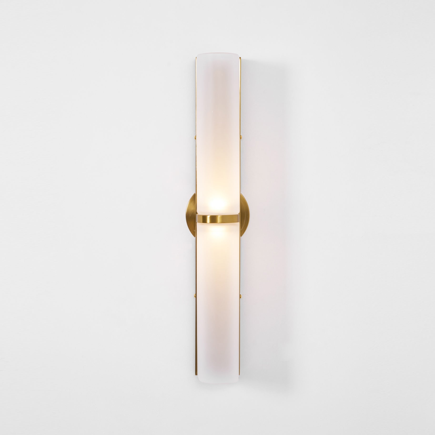 Smalle Buis Wandlamp met Glazen Kap – Moderne Wandverlichting voor Hal en Woonkamer | Sansoti