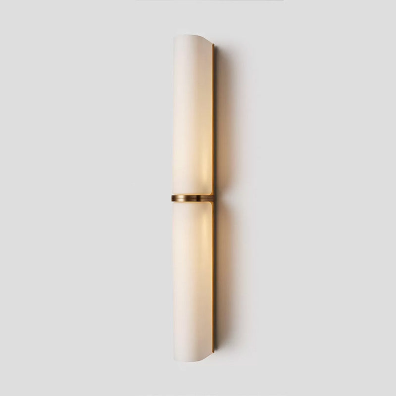 Moderne Wandlamp Glas Minimalistisch Design IJzeren Armatuur LED Verlichting Binnen Sfeervol Accent Woonkamer | Sansoti