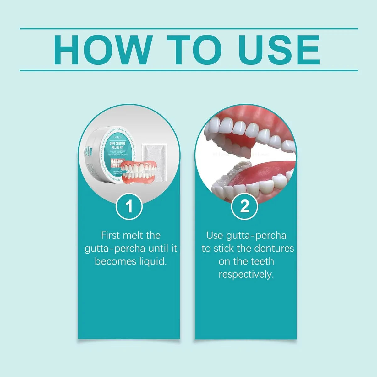 Adjustable Silicone Denture Natural Comfort Daily Use Hygienic Reliable Flexible | Sansoti