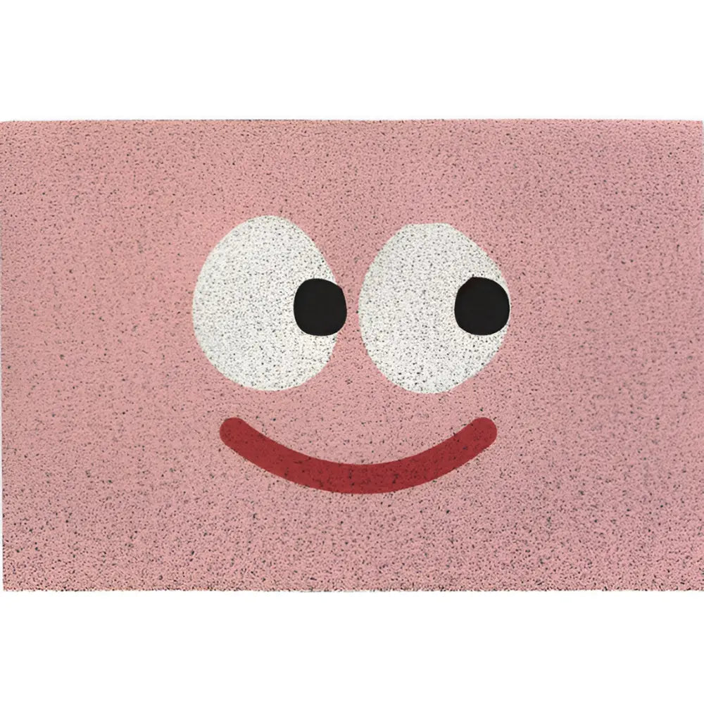 Deurmat met Smiley Opdruk 40×60 cm Antislip PVC Vloermat voor Entree Hal Voorportaal | Sansoti
