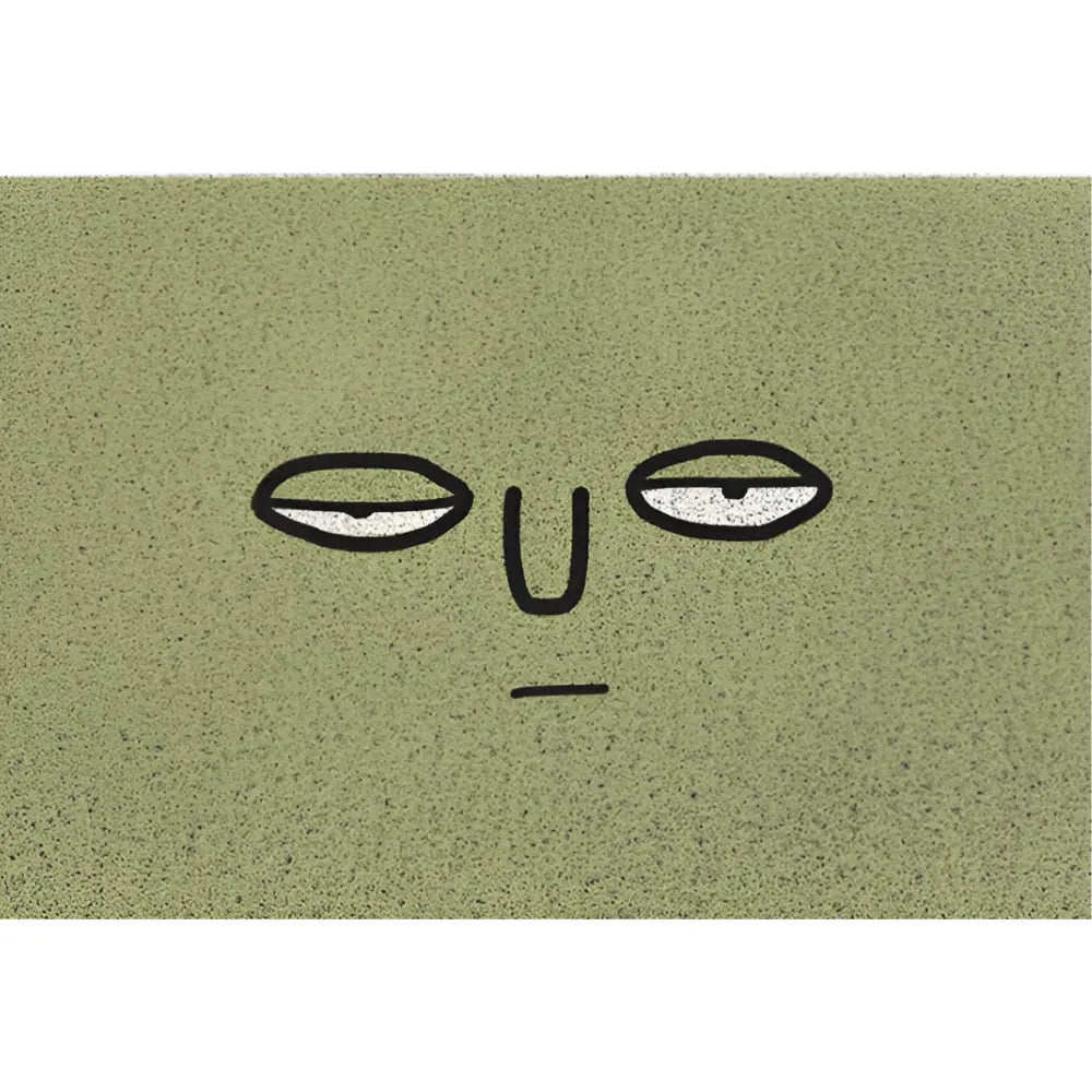 Deurmat met Smiley Opdruk 40×60 cm Antislip PVC Vloermat voor Entree Hal Voorportaal | Sansoti