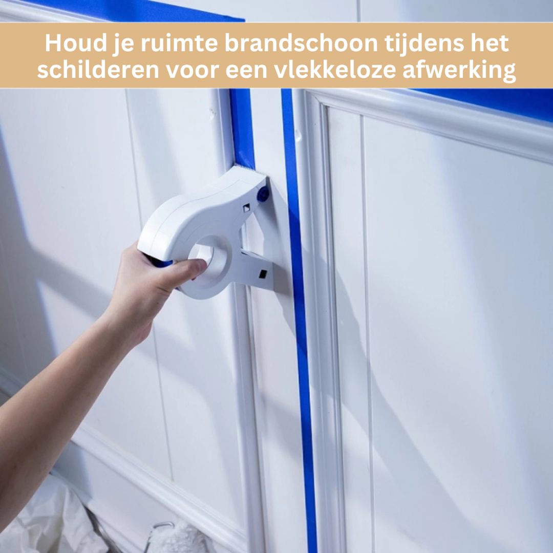 Handmatige Tape Applicator voor Afplaktape – Precisie Maskeerwerkgereedschap voor Schilderwerk | Sansoti