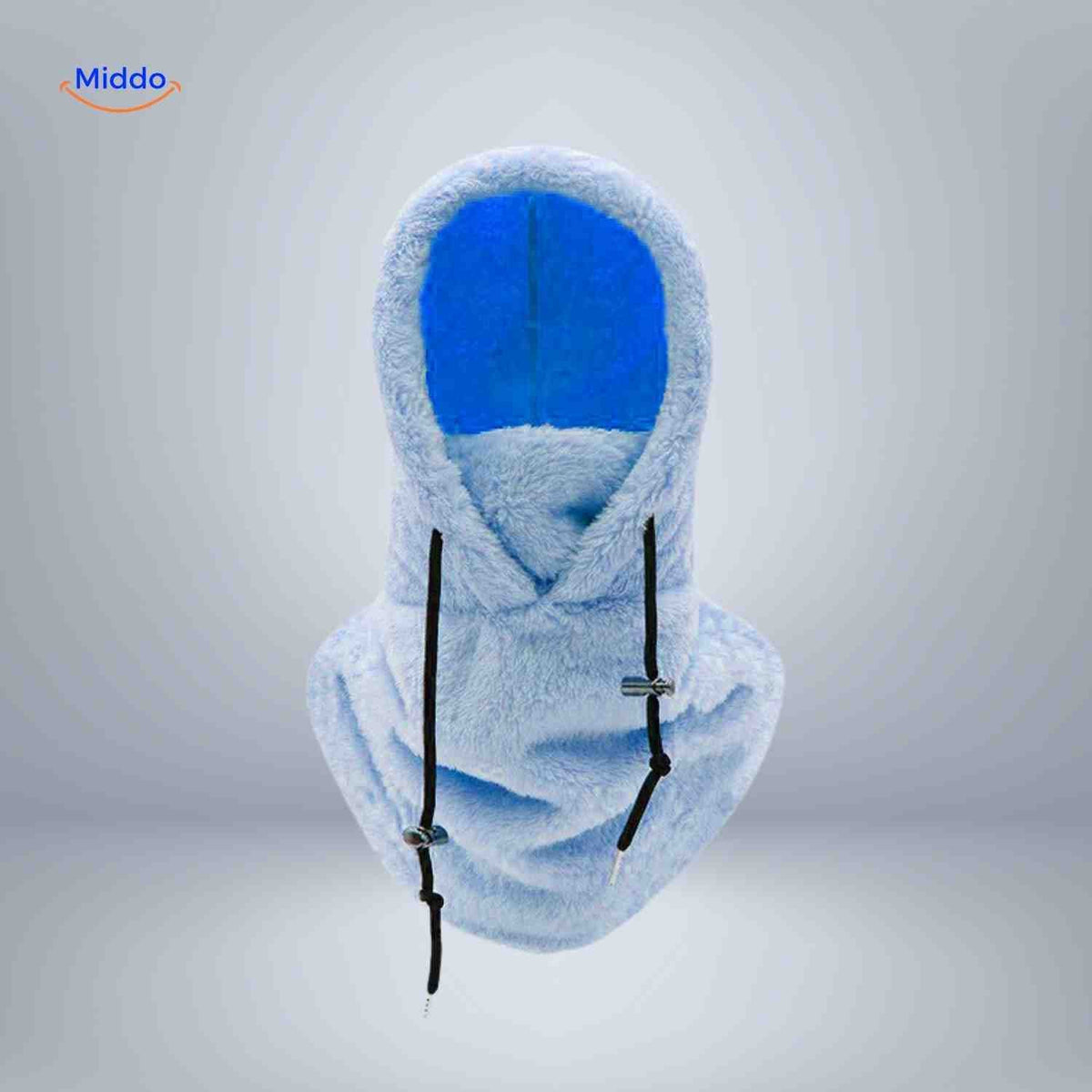 Multifunktionale thermische Wintermütze Fleece-Hood verstellbar Unisex für Outdoor-Skifahren Wandern Sport | Sansoti