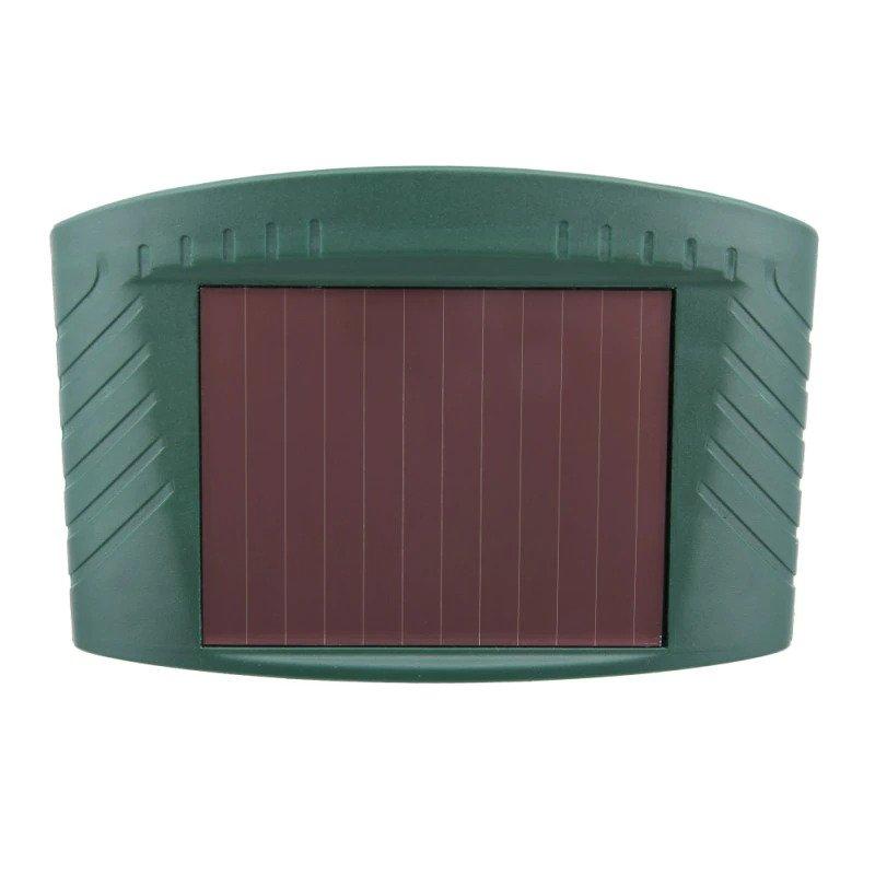 Ultraschall-Tiervertreiber mit Solarenergie und blinkendem LED-Licht, wasserdicht, für Garten und Rasen, Reichweite 225m² | Sansoti
