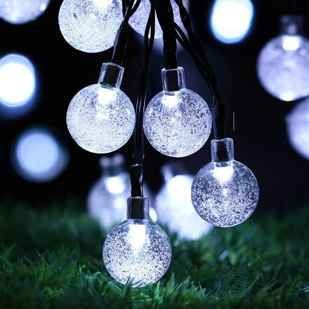 Solar LED Tuinverlichting Snoer Weerbestendig Meerkleurig Buiten Automatische Schemersensor Terras Decoratie | Sansoti