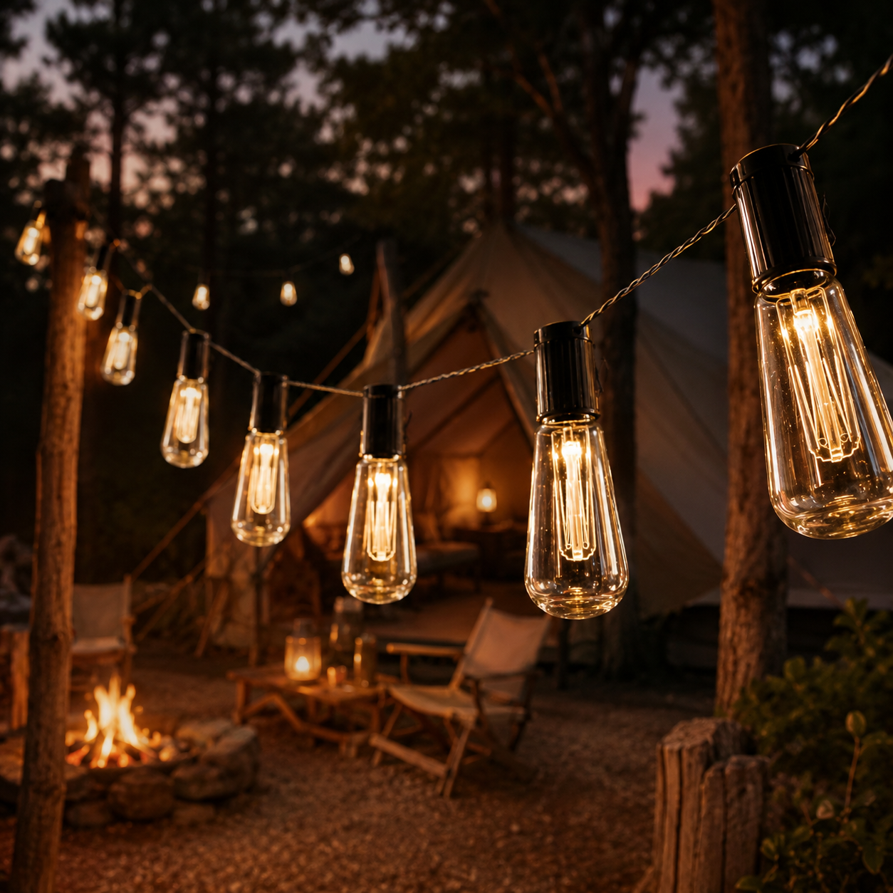 Solar LED Lichtsnoer 5-10m Outdoor Waterdicht Tuinverlichting Camping Decoratie | Sansoti