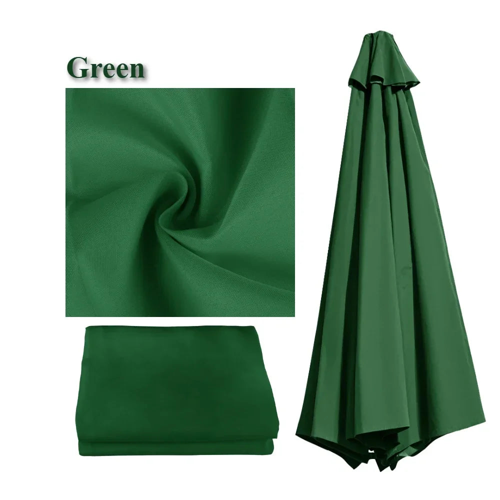 Vervangingshoes voor parasol 6/8 spaken waterafstotend met ventilatie 2-3 meter | Sansoti