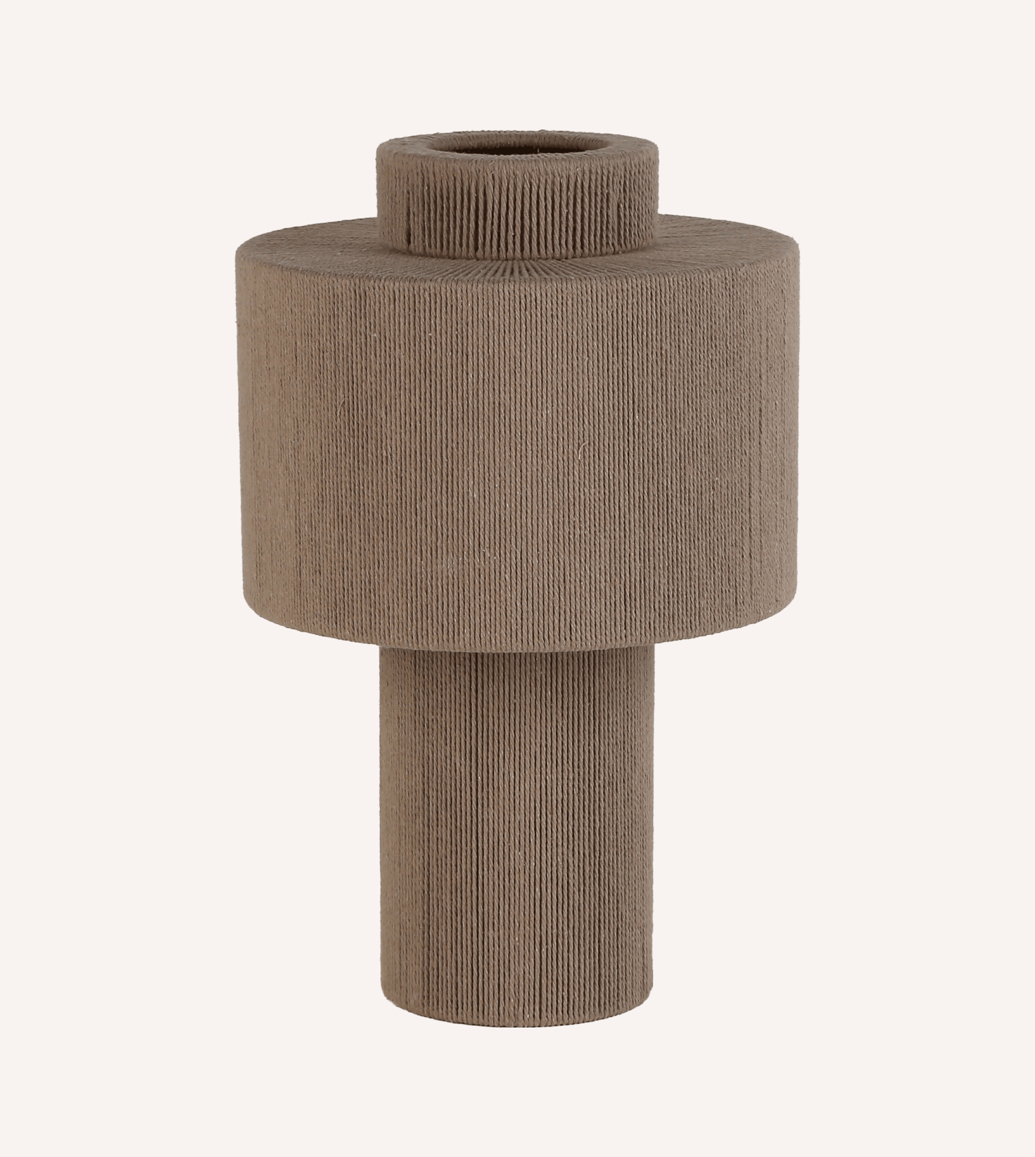 Hanglamp Gevlochten Katoen Natuurlijk Design 25cm Boho Sfeerverlichting | Sansoti