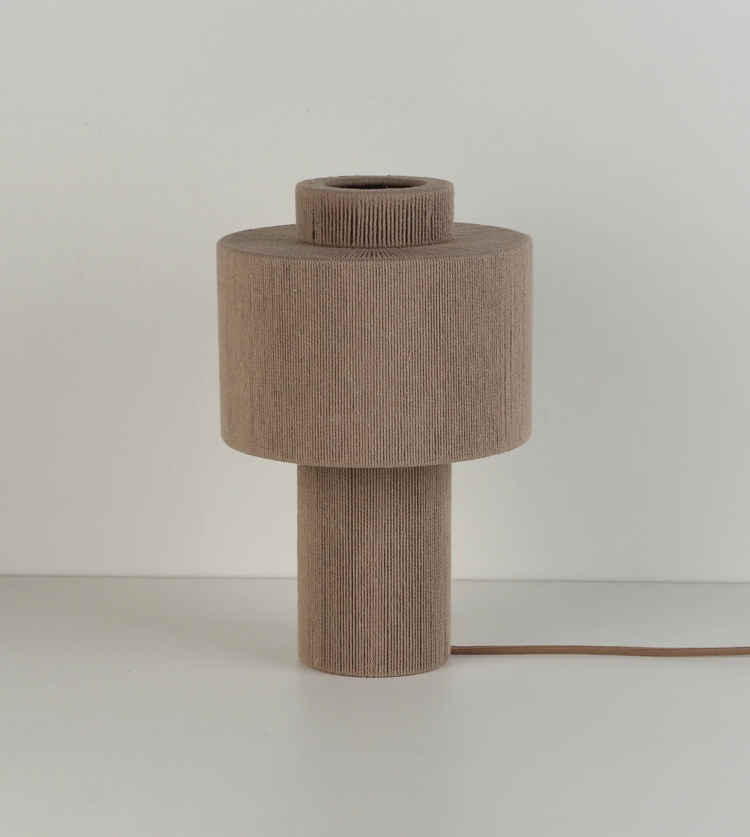 Hanglamp Gevlochten Katoen Natuurlijk Design 25cm Boho Sfeerverlichting | Sansoti