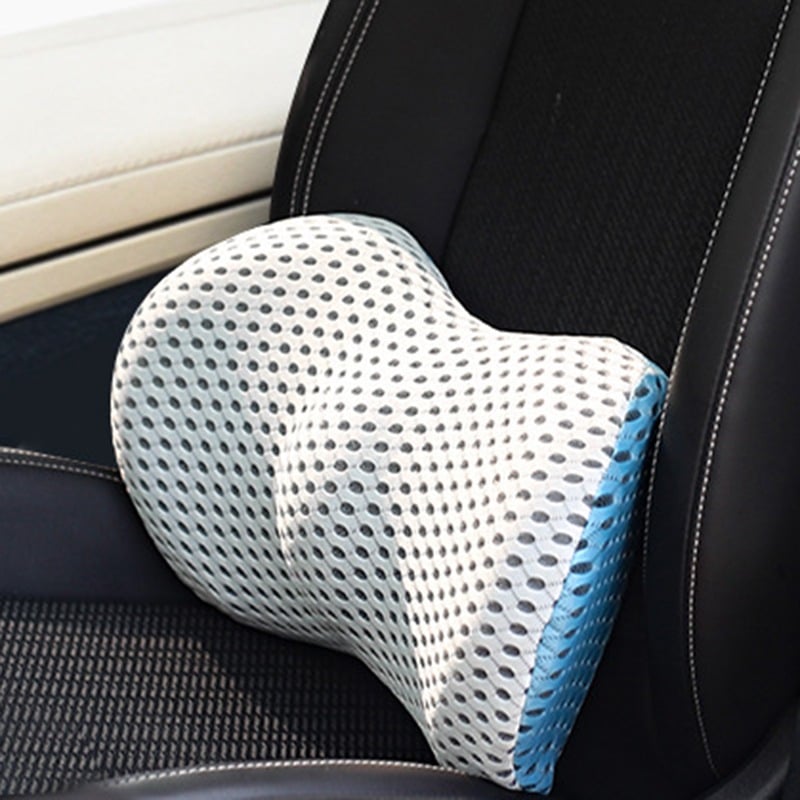 Orthopedisch Lendenkussen Memory Foam Rugsteun Bureau Auto Thuis Grijs Zwart Blauw Groen Ergonomisch | Sansoti