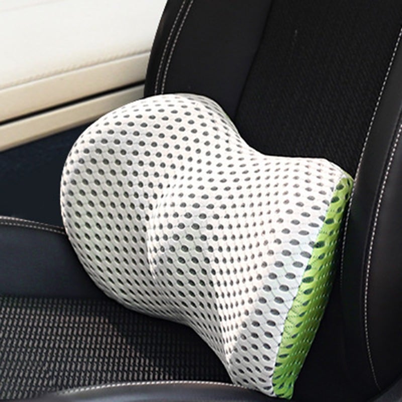 Orthopedisch Lendenkussen Memory Foam Rugsteun Bureau Auto Thuis Grijs Zwart Blauw Groen Ergonomisch | Sansoti