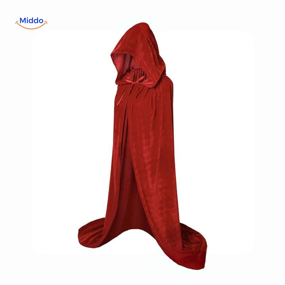 Cape en velours à capuche, long manteau de 110 à 170 cm, costume de Halloween pour scène, cosplay, fête costumée, qualité théâtre | Sansoti
