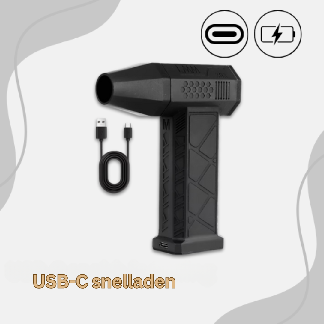 Draadloze Sneeuwblaasborstel – Compacte Elektrische Sneeuwverwijderaar voor Auto & Ramen – Oplaadbaar via USB | Sansoti