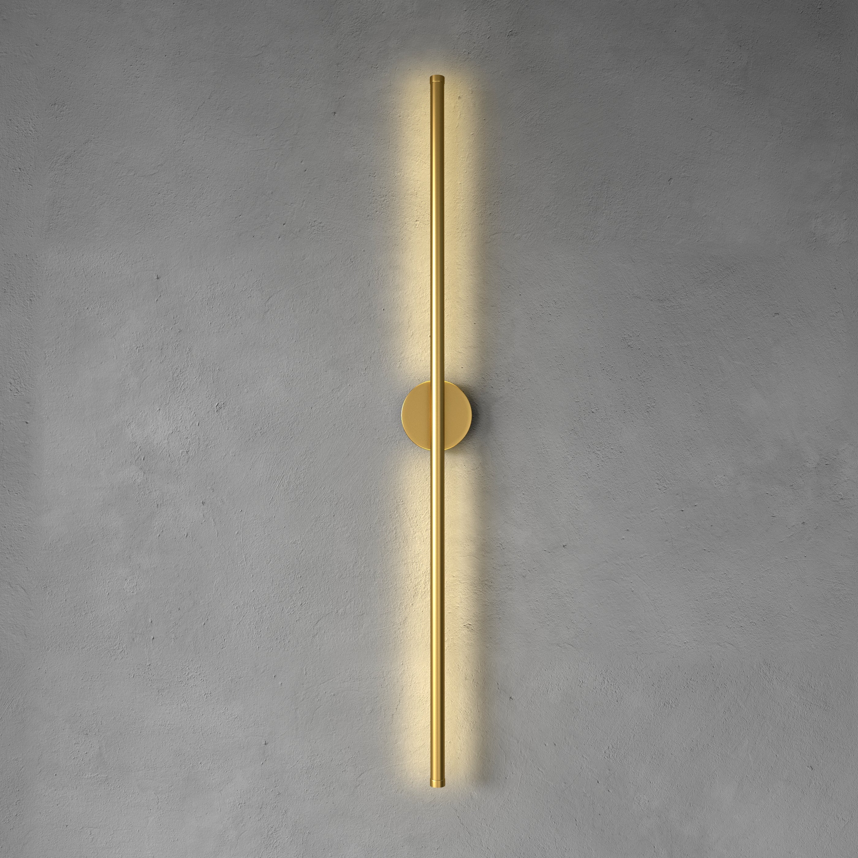 Moderne minimalistische runde Wandleuchte mit integrierter LED-Beleuchtung | Restfield