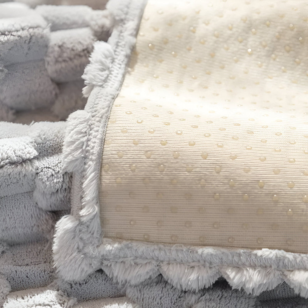 Rutschfester Sofabezug mit Waffelmuster - Schutzbezug für Sofas mit 1-5 Sitzplätzen, maschinenwaschbar, Wohnzimmer | Sansoti