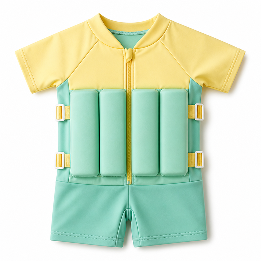 Adjustable Children's Swim Vest Buoyancy Aid 1-6 Years Safe Swimming Multiple Buoyancy Levels Swimming Lessons Water Safety | Sansoti