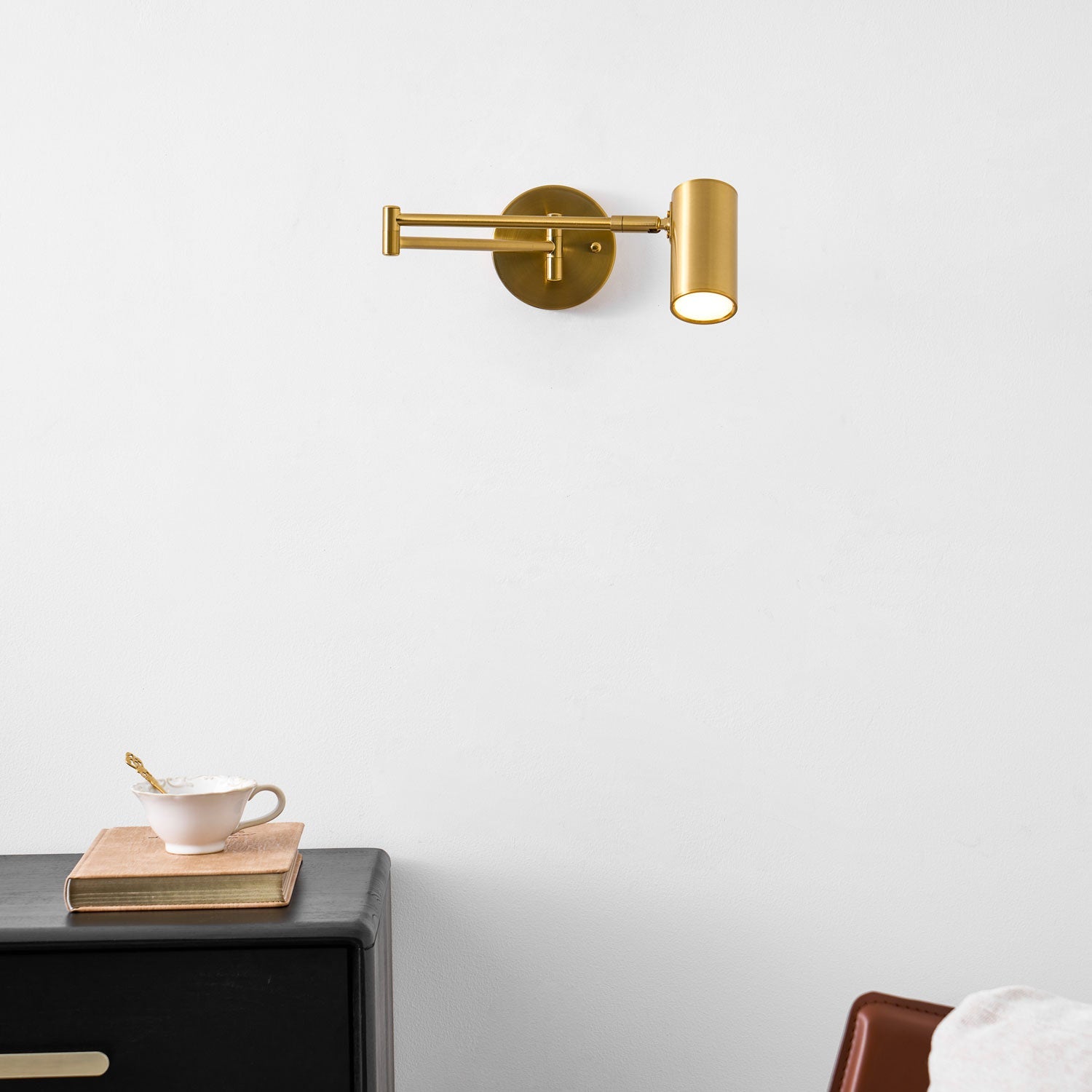 Wandlamp Verstelbare Scharnier Arm Leeslamp met Draaibare Montage 3000K Warm Wit | Sansoti
