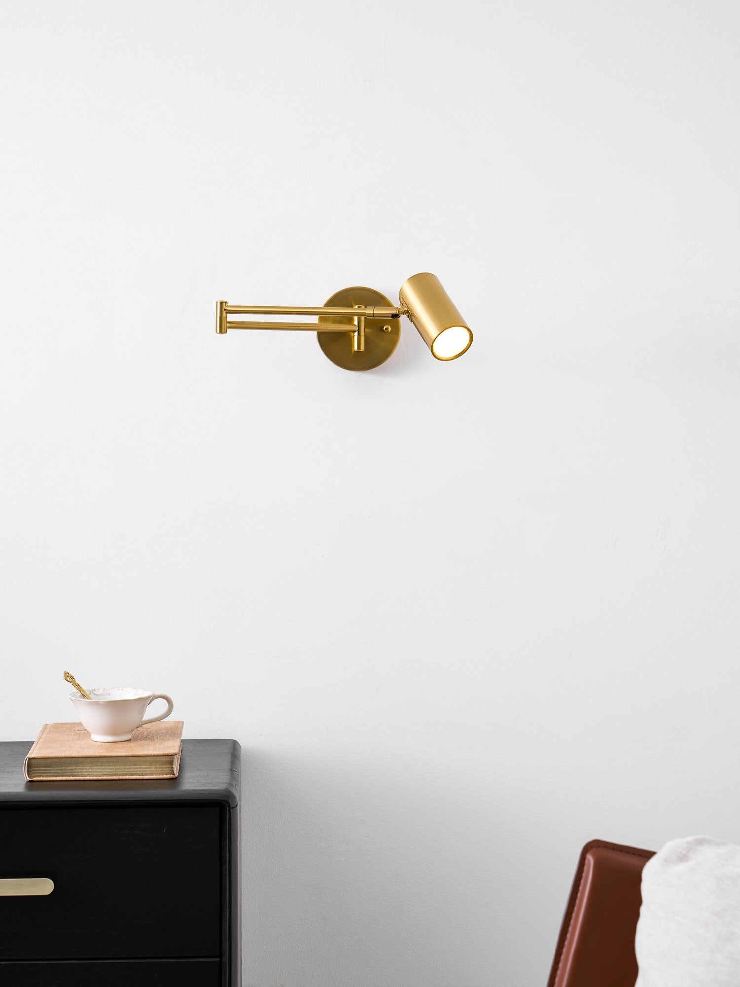 Wandlamp Verstelbare Scharnier Arm Leeslamp met Draaibare Montage 3000K Warm Wit | Sansoti