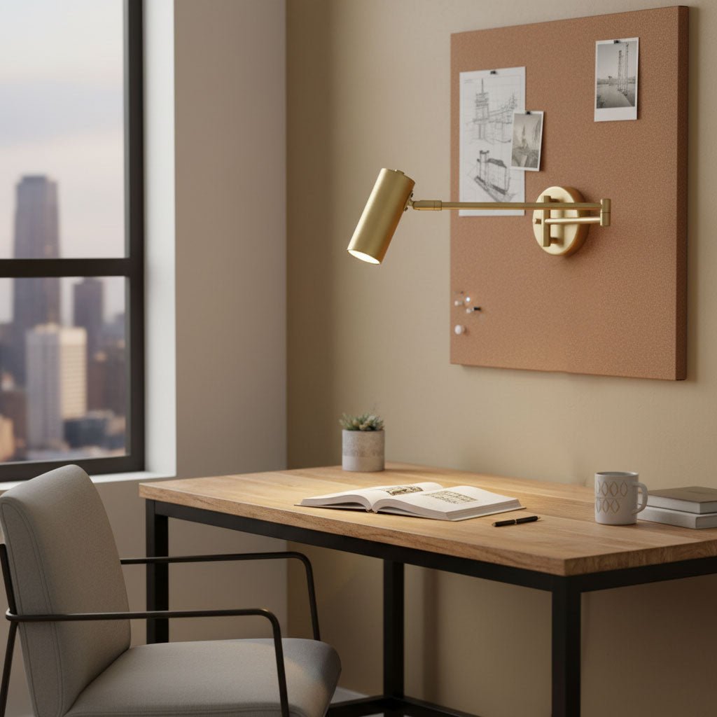 Wandlamp Verstelbare Scharnier Arm Leeslamp met Draaibare Montage 3000K Warm Wit | Sansoti