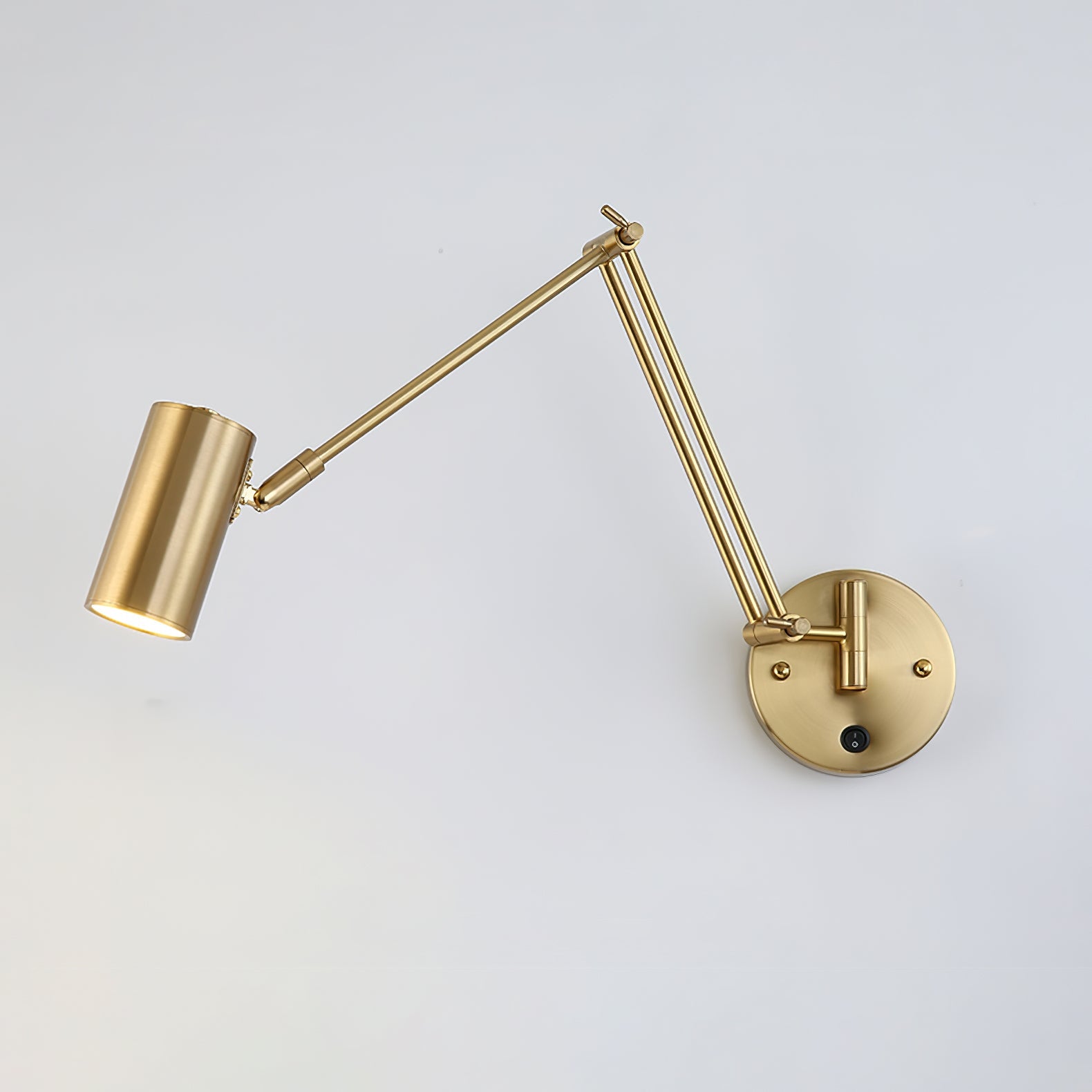 Verstelbare Wandlamp Zwenkarm Industrieel IJzer Modern Design E26/E27 Fitting Muurbediening Leeslamp Slaapkamer | Sansoti