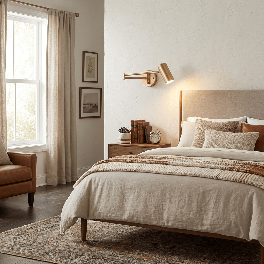 Wandlamp Verstelbare Scharnier Arm Leeslamp met Draaibare Montage 3000K Warm Wit | Sansoti