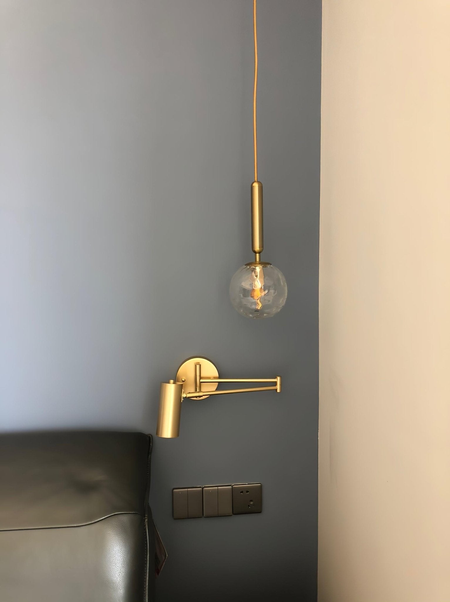 Wandlamp Verstelbare Scharnier Arm Leeslamp met Draaibare Montage 3000K Warm Wit | Sansoti