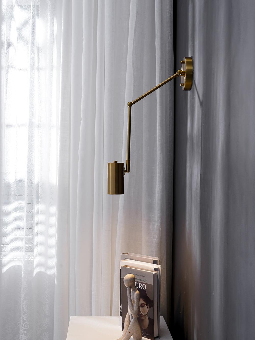 Wandlamp Verstelbare Scharnier Arm Leeslamp met Draaibare Montage 3000K Warm Wit | Sansoti