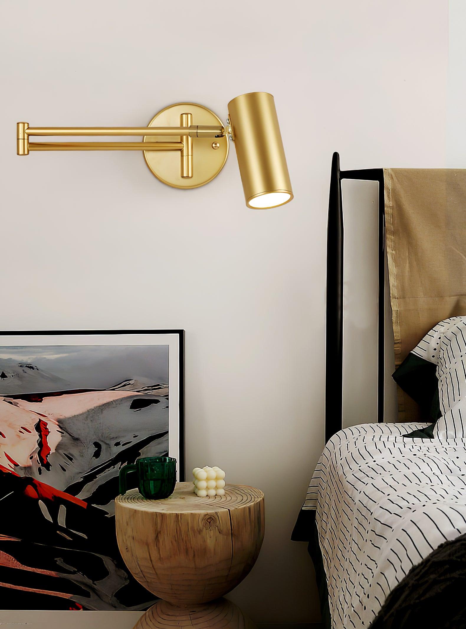 Wandlamp Verstelbare Scharnier Arm Leeslamp met Draaibare Montage 3000K Warm Wit | Sansoti