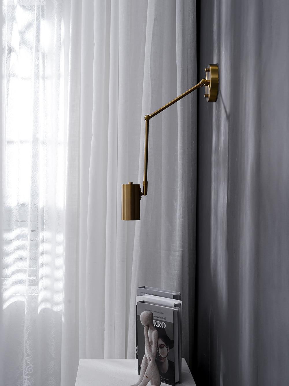 Wandlamp Verstelbare Scharnier Arm Leeslamp met Draaibare Montage 3000K Warm Wit | Sansoti