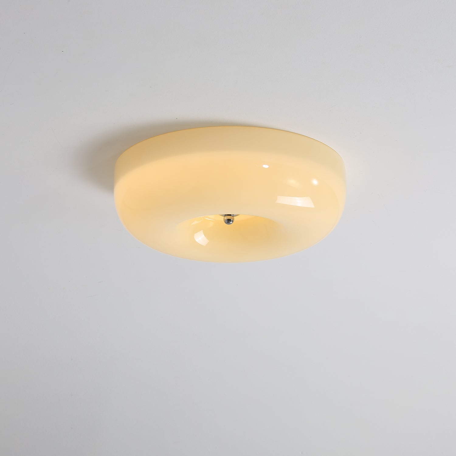 Deckenleuchte Glas Swirl Metall Weiß Kaffee Beige Wohnzimmer Schlafzimmer LED 3000K 4000K 6000K Ø32 Ø40 Ø46cm Deckenleuchte Dimmbar | Restfield
