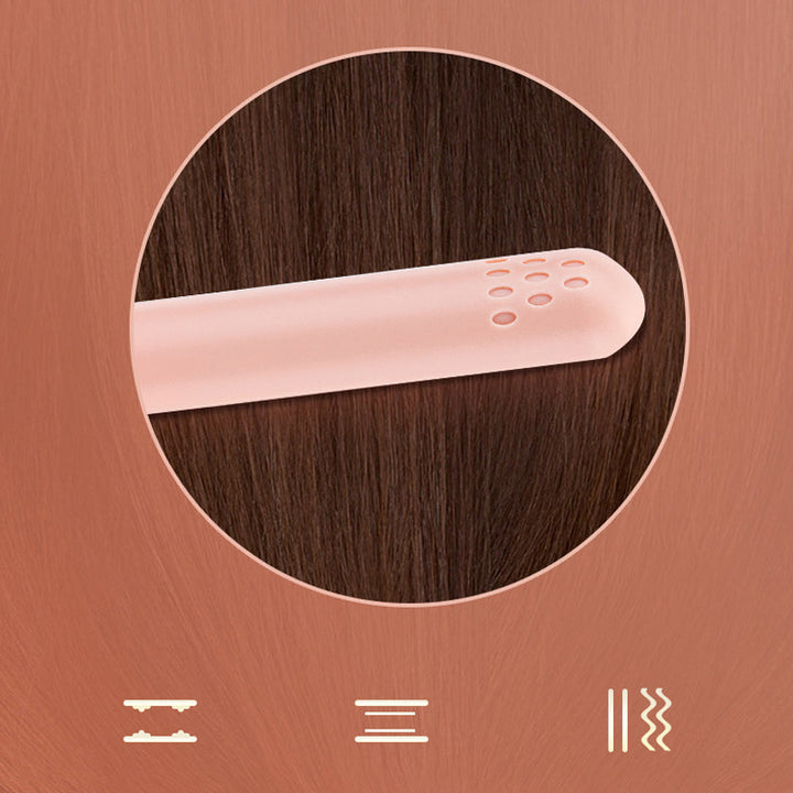 2-in-1 Haarstyler Stijltang en Krultang Instelbare Temperatuur 140-220°C Keramisch voor Reizen Haarverzorging | Sansoti