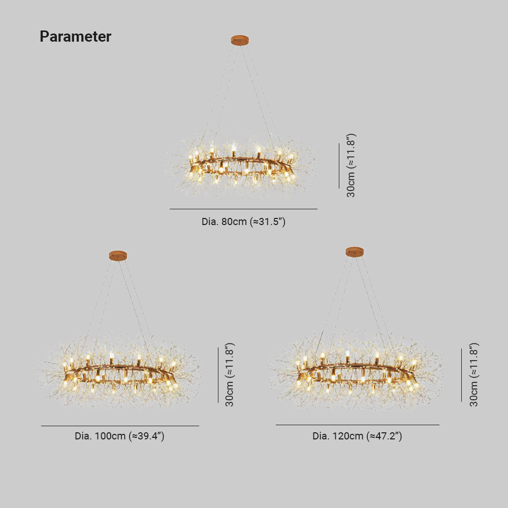 Hängeleuchte Kristall Metall Goldfarben Modernes Design LED E27 Wohnzimmer Esszimmer Stimmungsvolle Beleuchtung | Sansoti