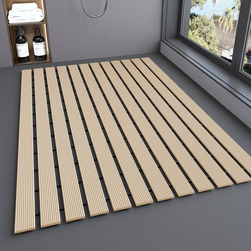 Anti-Slip Douchematje TPE met Sneldrain Groeven – Op Maat Knipbaar Badmat voor Veiligheid in Douche en Bad 43×61 cm 61×61 cm 61×90 cm | Sansoti