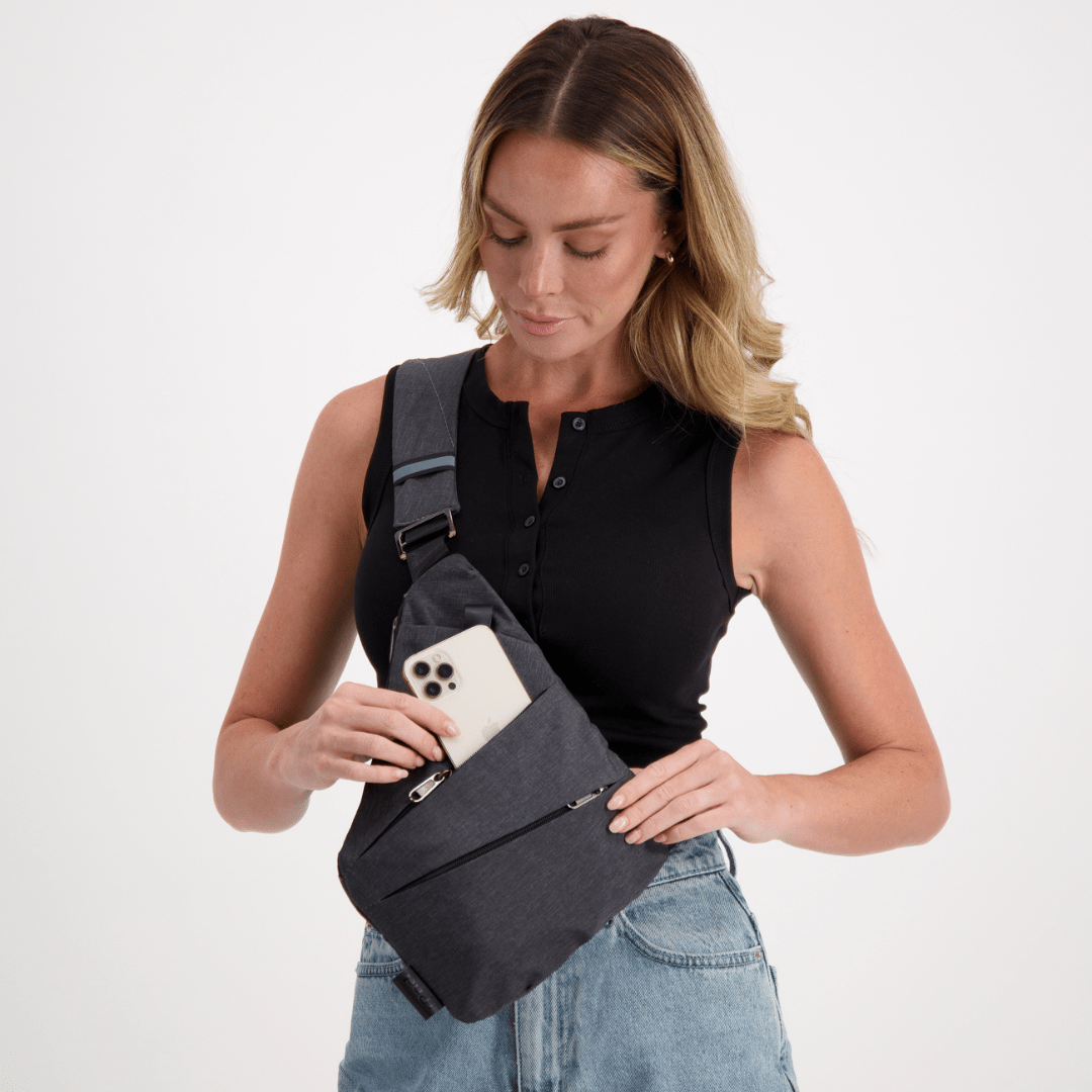 Crossbody Schoudertas met RFID-Bescherming Anti-Diefstal Veilige Reistas Verstelbare Riem Waterafstotend 14 Kleuren | Sansoti