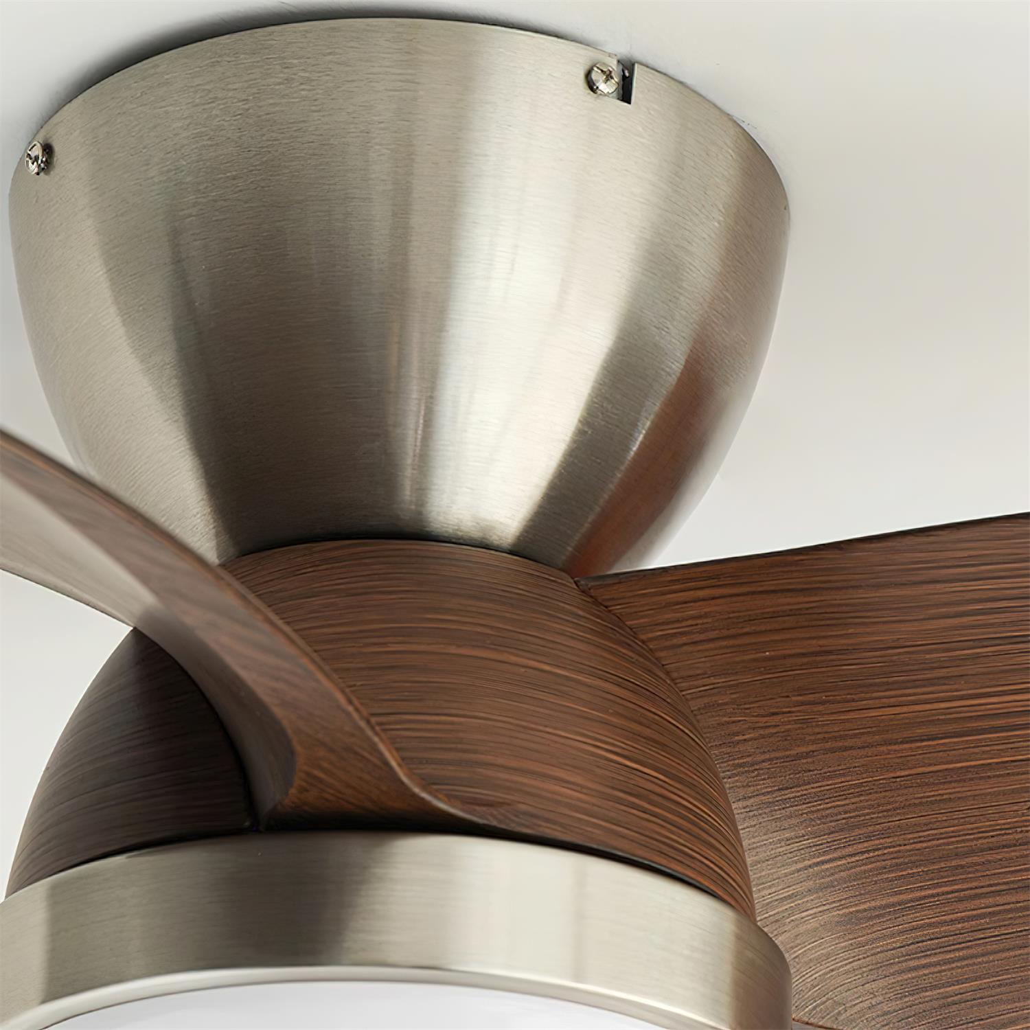 Plafondventilator met Verlichting Hout Metaal Ø61cm 18W 6 Snelheden Inclusief Afstandsbediening | Sansoti