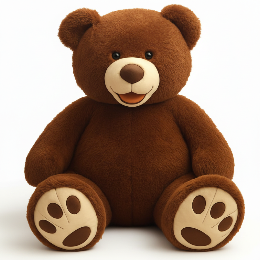 Ourson en peluche XXL à câliner pour enfants et adultes, réglable, rembourré, doux compagnon, cadeau | Sansoti