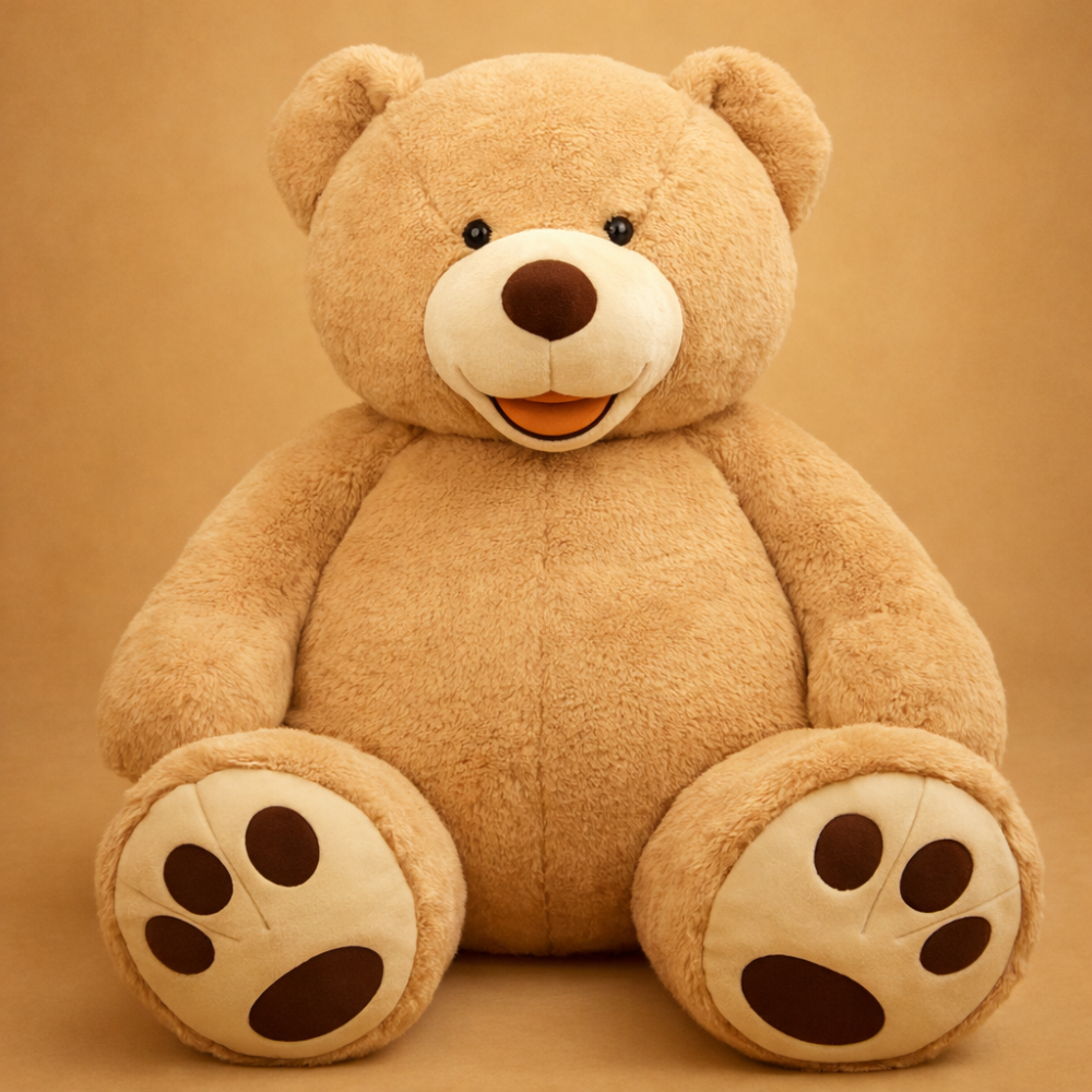 Ourson en peluche XXL à câliner pour enfants et adultes, réglable, rembourré, doux compagnon, cadeau | Sansoti